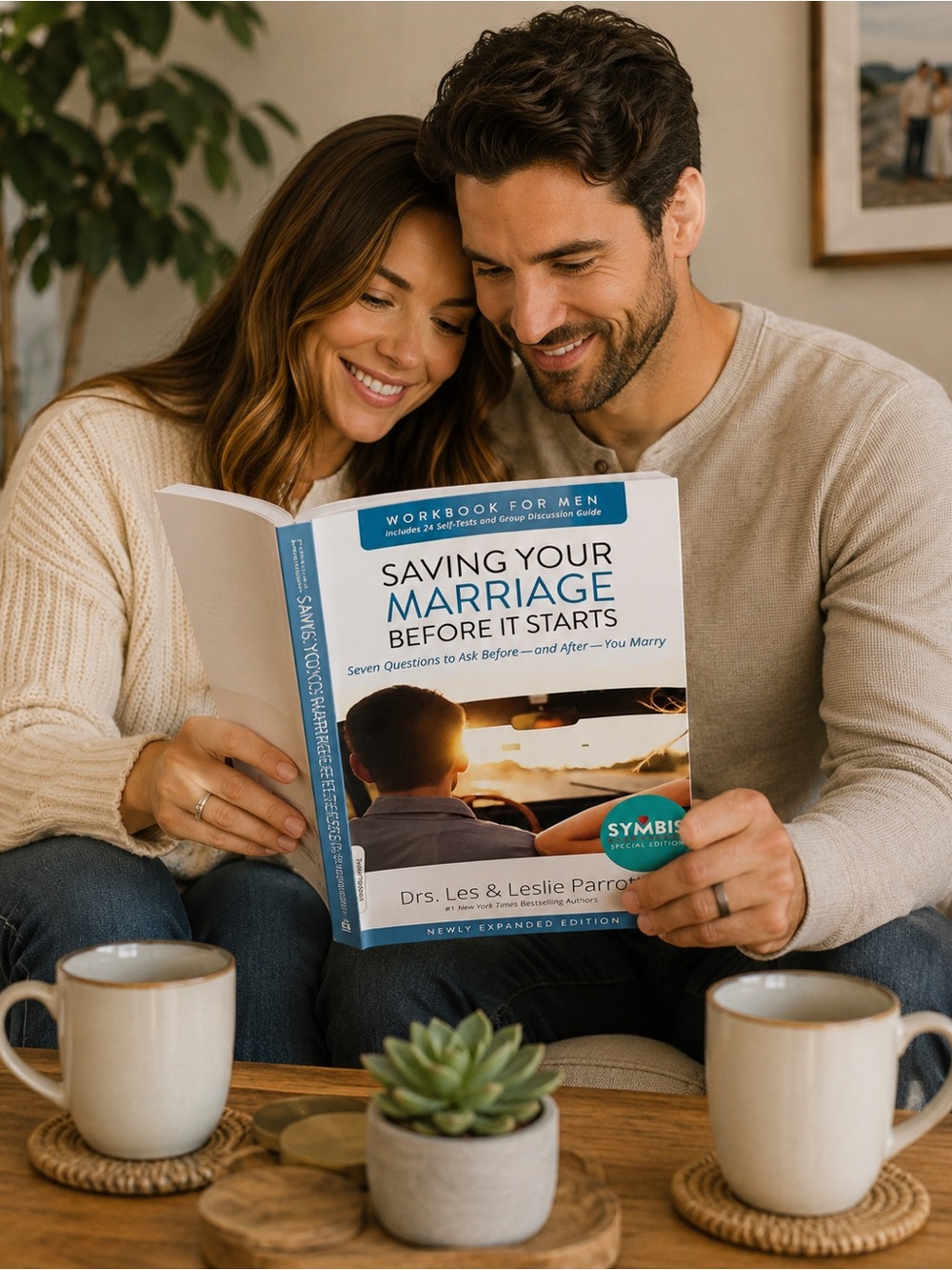 Saving Your Marriage Before It Starts Workbook for Men - Blue/White